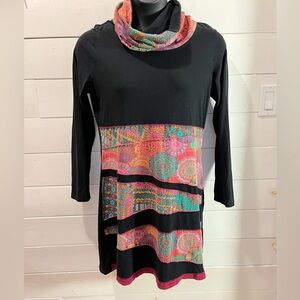 🩷 COLINE – Boho Print Dress/Tunic – Size XL